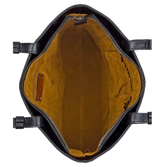 Patricia Nash Tote Bag Colorblock Braden Handbag black / brown NEW ,m - Picture 10 of 12